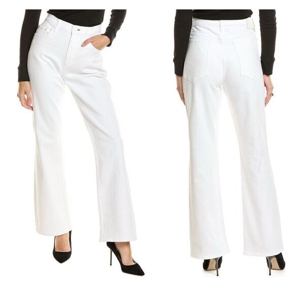 Rag & Bone Peyton Mid-rise Bootcut Jeans 25 Optic White - Picture 1 of 11